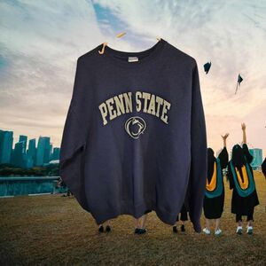 Vintage 90s Penn‎ State University Nittany Lions Sweatshirt Size L OS-1125)
